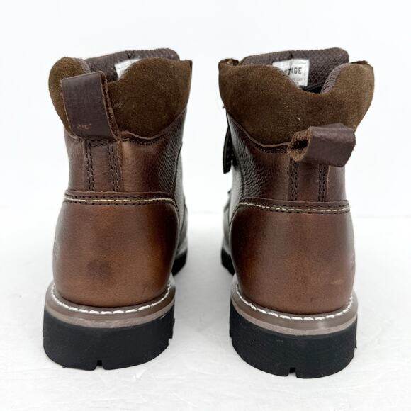 Iron Age Mens Dozer 6 Work Boots US 6 Wide Brown Leather Steel Toe NIB main image 10